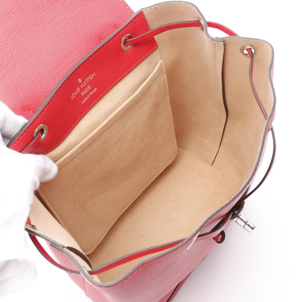 Louis Vuitton Lockme Ruby Backpack Red Taurillon … - image 3